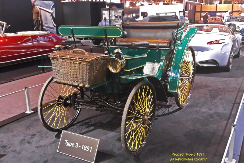 Peugeot Type 3 1891 Rétromobile 02-2017 (6).jpg