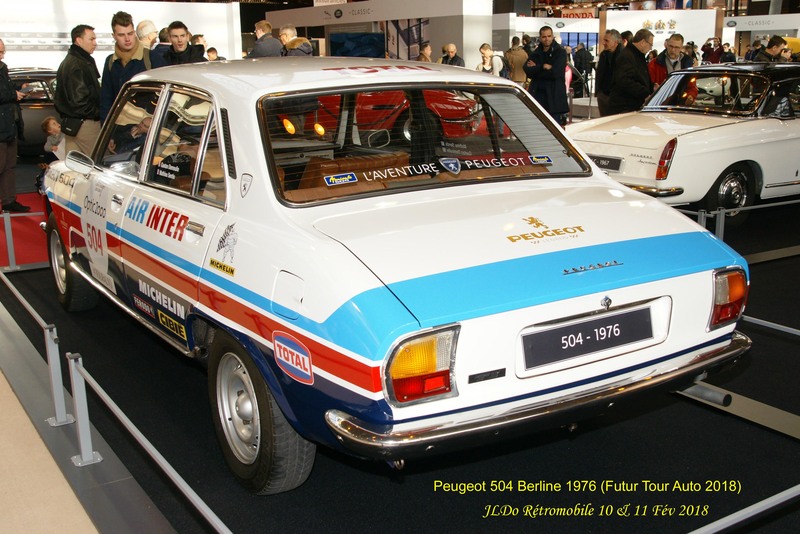 Peugeot 504 Berline 1976 (Futur Tour Auto 2018) Rétromobile 10 & 11 Fév 2018 (2).jpg