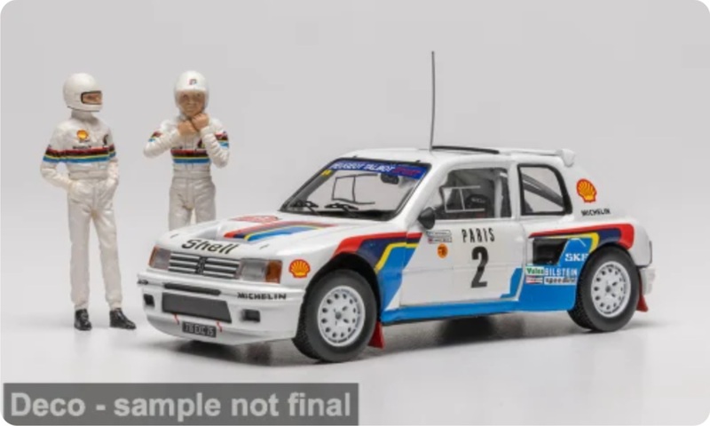 (Ixo SPRM85-02 O_proto) 205 Turbo-16 #2 Vatanen_Harryman 1° Monte-Carlo 1985 & figurines.jpg