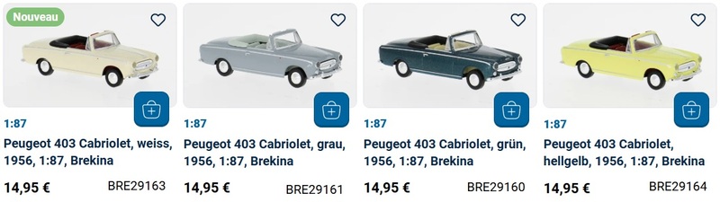 (Brekina_Drummer 29160 à 29164) 403 cabriolet ouvert 1956.jpg