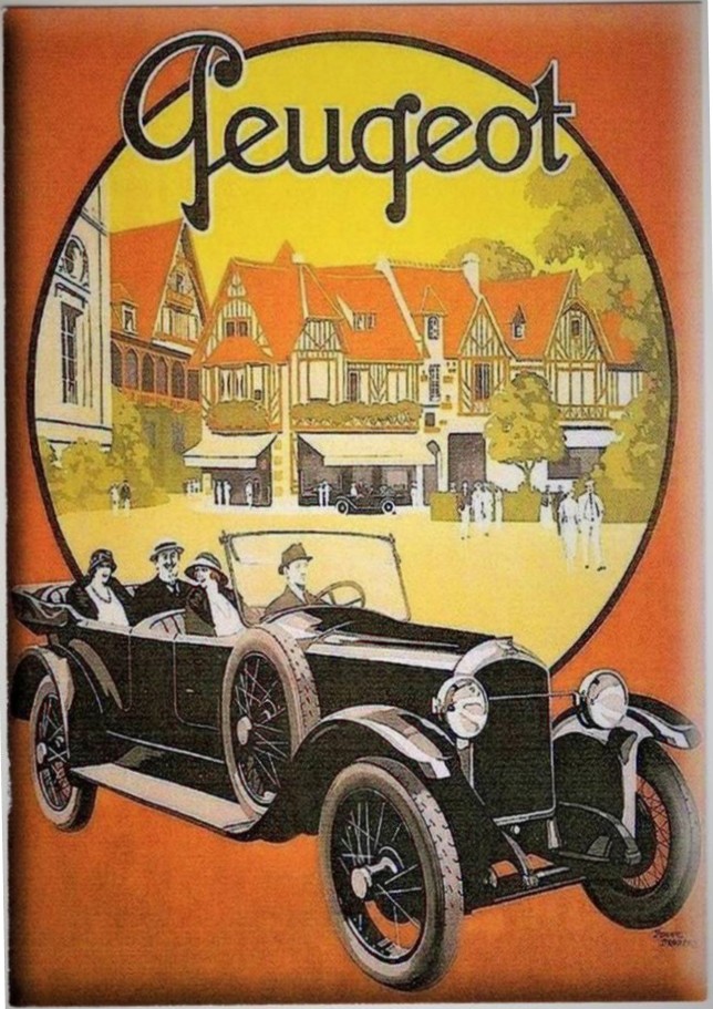 Peugeot Type 153 - Publicité d'epoque 1920 .jpg